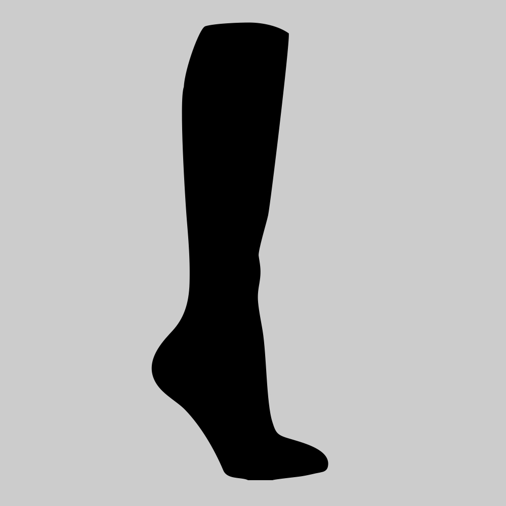 Plain Black Sports Sock - Clubsport