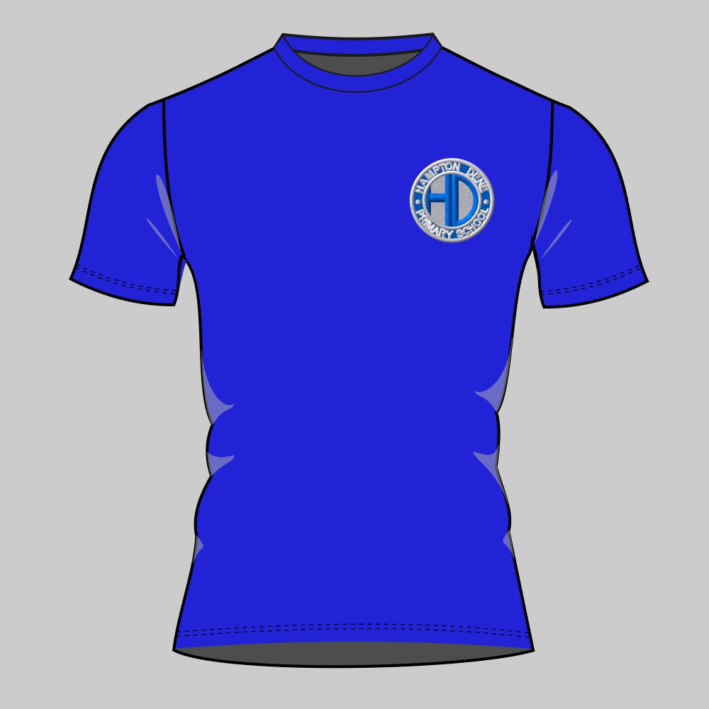 Hampton Dene Blue PE T-Shirt - Clubsport